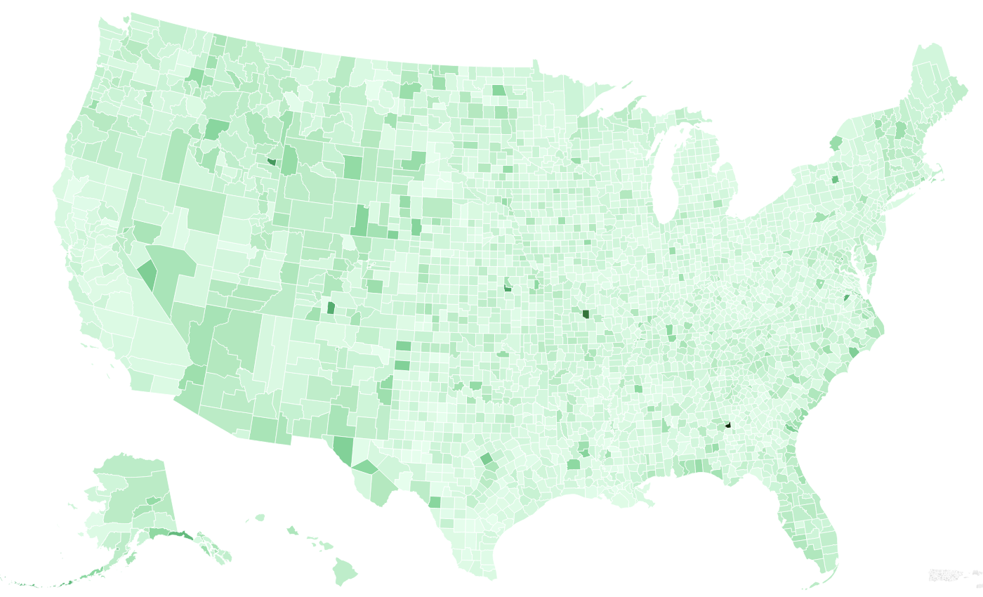 In-migration map